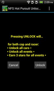 NFS Hot Pursuit Unlocker 2012.10. Скриншот 1