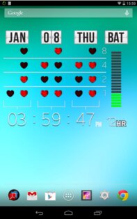 Binary Digital Clock 1.0.1. Скриншот 4