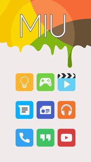 Miu — MIUI 10 Style Icon Pack 160. Скриншот 1