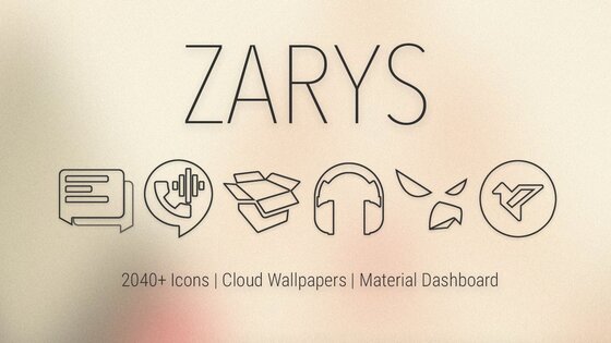 Zarys — Icon Pack 1.0.0. Скриншот 2