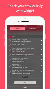 toDo+ (Tasks & Reminders, Check list). Скриншот 3