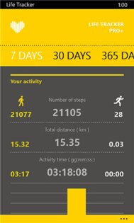 Life Tracker Pro+. Скриншот 1