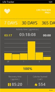 Life Tracker Pro+. Скриншот 2