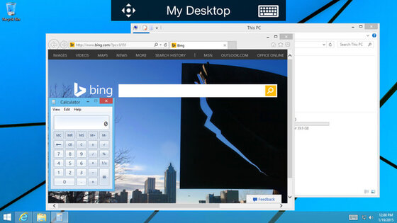 Microsoft Remote Desktop. Скриншот 2