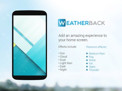 Weatherback Wallpaper 5.2.1. Скриншот 2