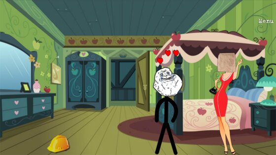 Stickman vs Troll Face — Quest 1.1. Скриншот 2