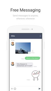 LINE Lite 2.17.1. Скриншот 1