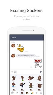 LINE Lite 2.17.1. Скриншот 2