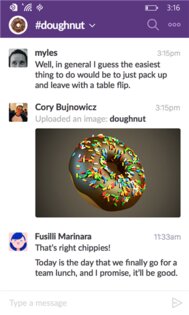 Slack Beta. Скриншот 1