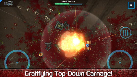 Crimsonland HD 1.0.0. Скриншот 1