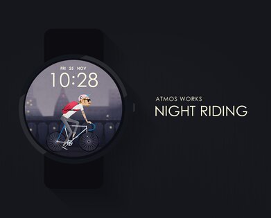 Night Riding by Atmos WatchApp3_1504101717. Скриншот 1