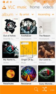 VLC for Windows Phone. Скриншот 3