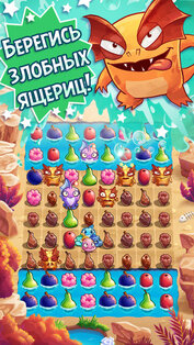 Nibblers — Fruit Match Puzzle. Скриншот 4