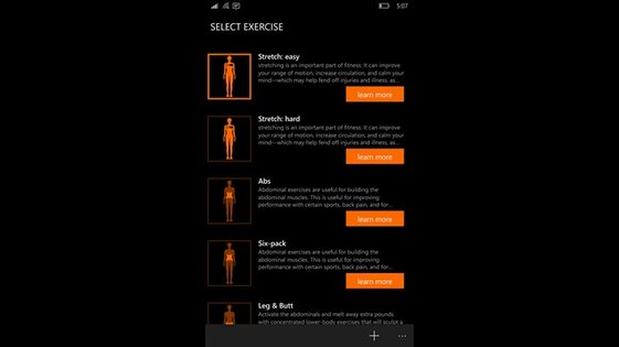 Perfect Workout. Скриншот 3