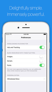 Purify Blocker. Скриншот 1