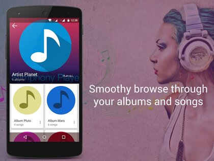Symphony Music Player Free 1.5.4. Скриншот 5