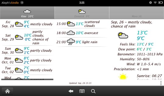 Weather ACE 1.12.32. Скриншот 13