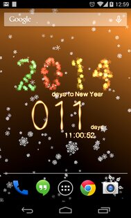 New Year countdown lite LWP 8.2.1. Скриншот 2