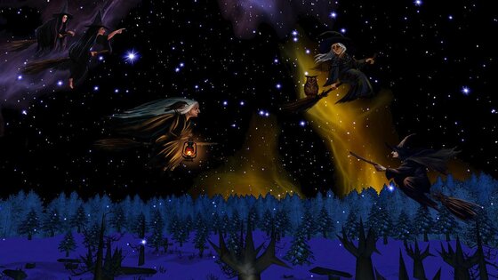 Счастливые Ведьмы Живые обои 1.5.5. Скриншот 16