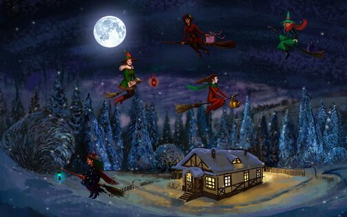 Счастливые Ведьмы Живые обои 1.5.5. Скриншот 24