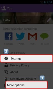 Backup Text for Viber 1.0.2. Скриншот 2