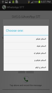 STT for WhatsApp* & SMS 1.0. Скриншот 2