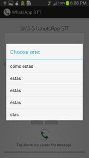 STT for WhatsApp* & SMS 1.0. Скриншот 3