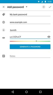 BlackBerry Password Keeper 2.2.0. Скриншот 3