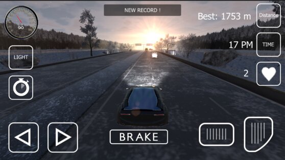 Snow Traffic Racing 1.0. Скриншот 1