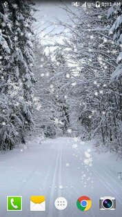 Winter Snow Live Wallpaper 1.3.6. Скриншот 6