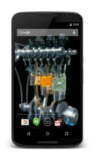 Powerful Engine Live Wallpaper 7.0. Скриншот 1