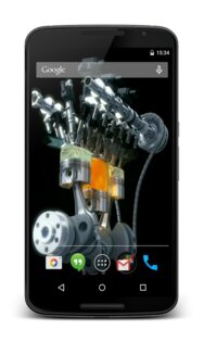Powerful Engine Live Wallpaper 7.0. Скриншот 4