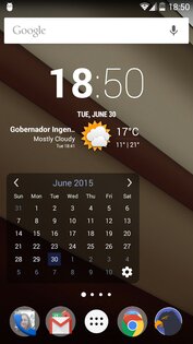 Month Calendar Widget 2.1.0. Скриншот 1