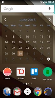Month Calendar Widget 2.1.0. Скриншот 2