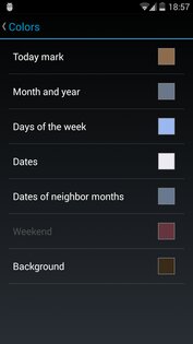 Month Calendar Widget 2.1.0. Скриншот 5