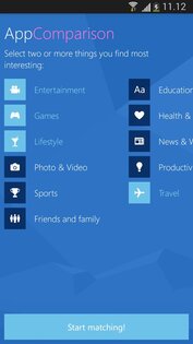 AppComparison 1.0. Скриншот 1