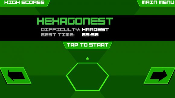 Рекорды в игре Super Hexagon