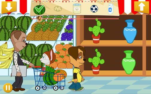 Барбоскины в супермаркете 1.6.3. Скриншот 3