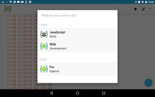 AIDE Web 1.0.200803. Скриншот 2