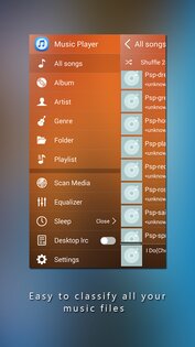 MiniAndroid – музыкальный проигрыватель 7.3.7. Скриншот 2