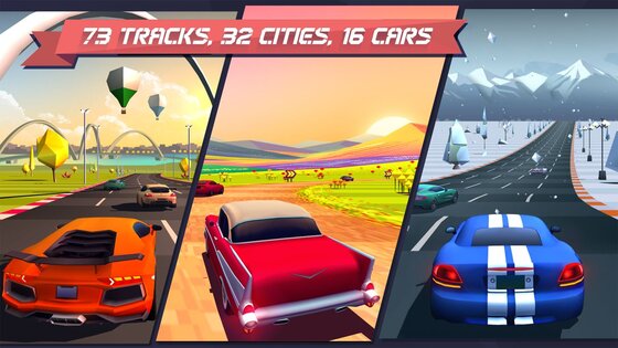 Horizon Chase 2.6.9. Скриншот 3