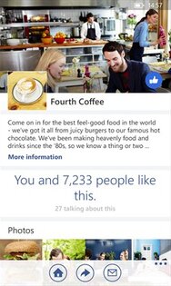 Facebook*. Скриншот 2