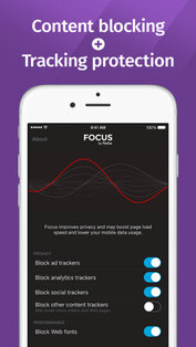 Focus by Firefox. Скриншот 1