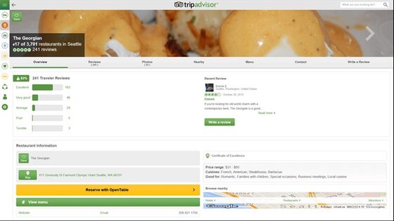 TripAdvisor. Скриншот 4