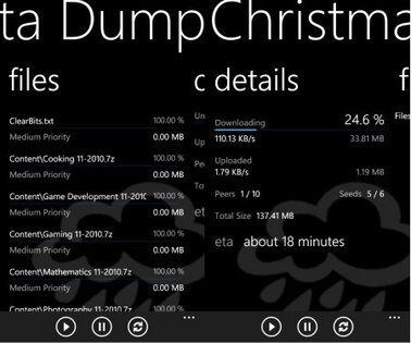 Torrential. Скриншот 1