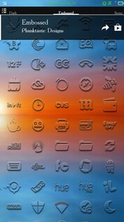 Embossed — Icon Pack 1.8. Скриншот 2