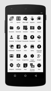 Zwart – Black Icon Pack 25.0.4. Скриншот 5