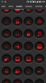 Jaron XE Red — Icon Pack 1.5. Скриншот 2