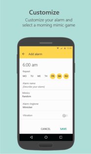 Mimicker Alarm 1.1.0.4 - May 09, 2016. Скриншот 2