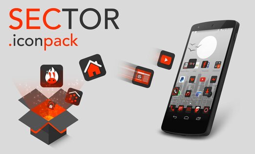 Sector Iconpack 1.4.6. Скриншот 1